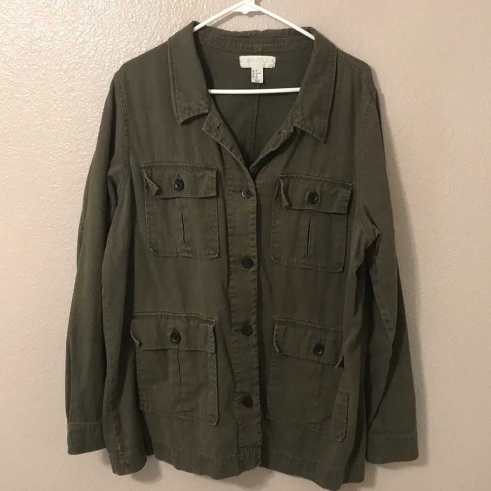 Olive green jacket